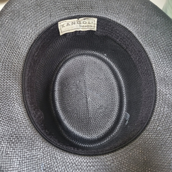 ❤️ 3 for $35 Vintage Kangol Straw Fedora Sun Hat Madras Band-One Size Large Brim - Picture 8 of 9